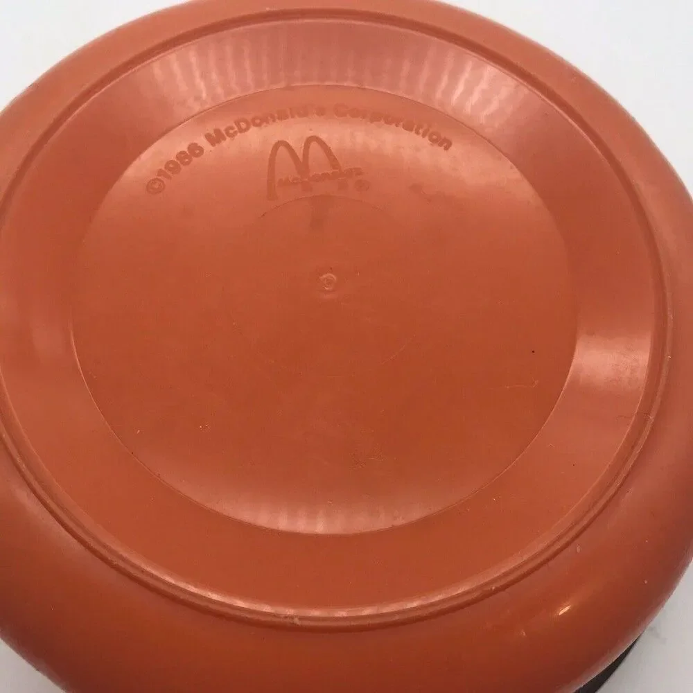 Vintage Plastic McBoo Jack O'Lantern Candy Bucket Pumpkin Trick Or Treat Pail